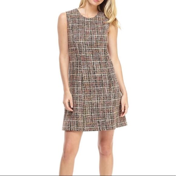Gal Meets Glam Tweed Ramona Shift Dress 12 - Picture 1 of 5